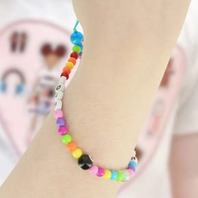 Avizar Bijou Téléphone Bracelet Love Circonférence 25cm Collection Lovely Multicolore — image 4