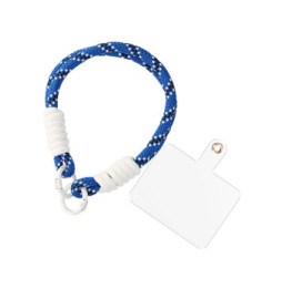 Avizar Bracelet pour téléphone Lanière courte Nylon Bleu