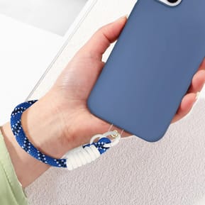 Avizar Bracelet pour téléphone Lanière courte Nylon Bleu — image 5