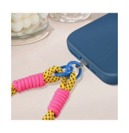 Avizar Bracelet pour téléphone Lanière courte Nylon Camel