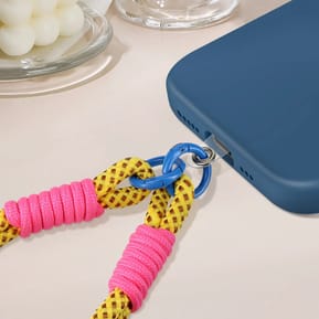 Avizar Bracelet pour téléphone Lanière courte Nylon Camel — image 4