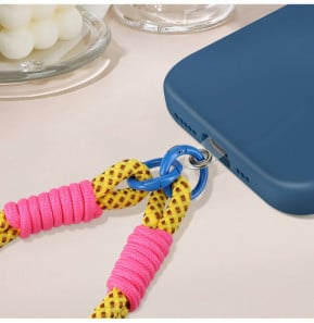 Avizar Bracelet pour téléphone Lanière courte Nylon Camel