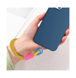 Avizar Bracelet pour téléphone Lanière courte Nylon Camel
