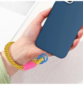 Avizar Bracelet pour téléphone Lanière courte Nylon Camel