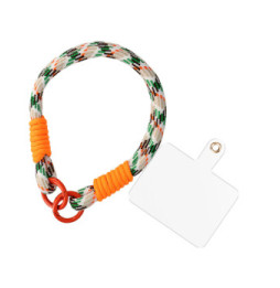 Avizar Bracelet pour téléphone Lanière courte Nylon Orange