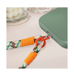 Avizar Bracelet pour téléphone Lanière courte Nylon Orange