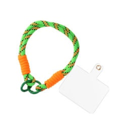 Avizar Bracelet pour téléphone Lanière courte Nylon Vert Citron