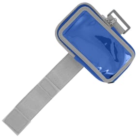 Avizar Brassard Sport pour Smartphone Tactile Attache Bras ou Avant-bras Poche Zippée Bleu — image 2