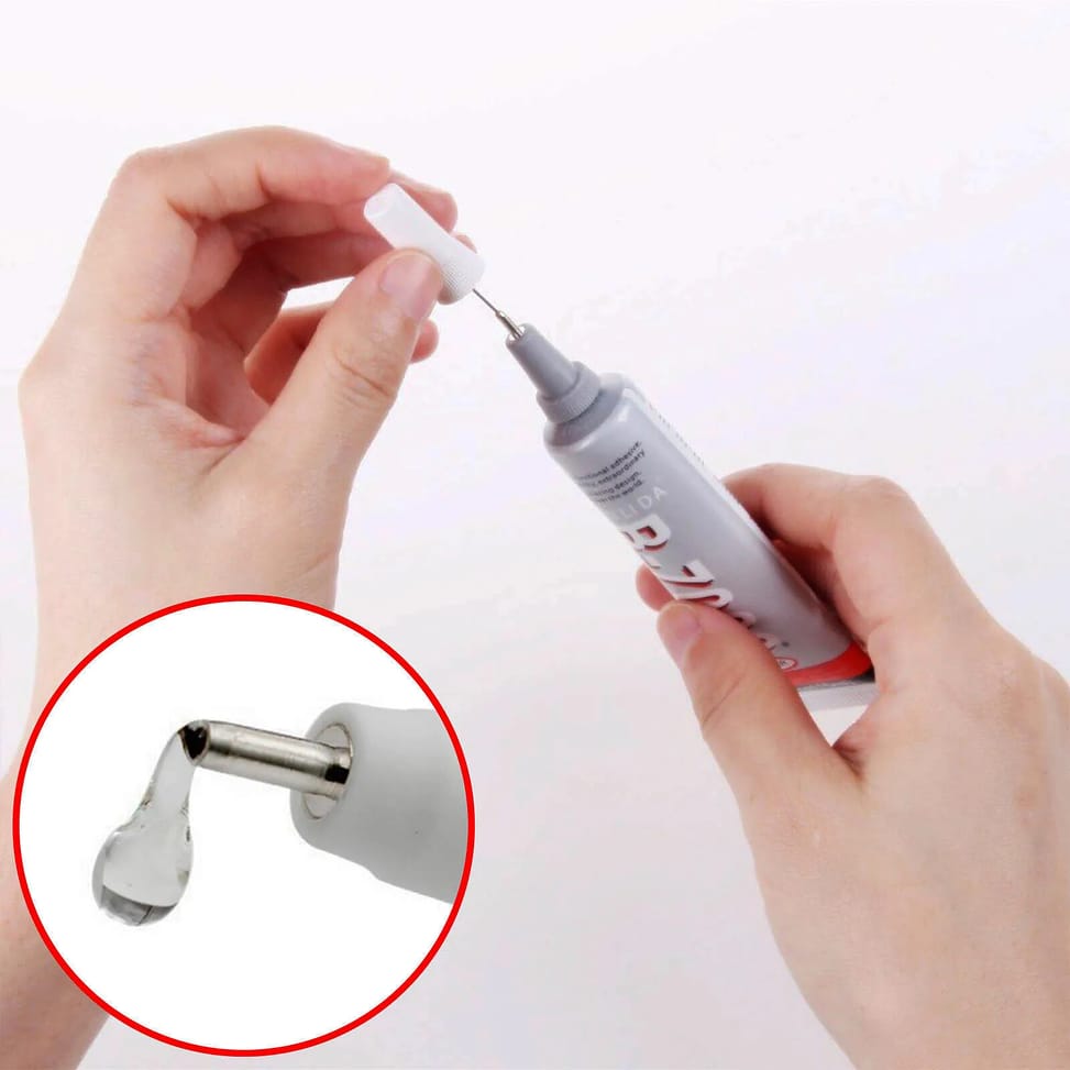 Avizar Colle de Remplacement et Réparation LCD, Vitre, Châssis 15 ml B-7000 Transparent — image 5