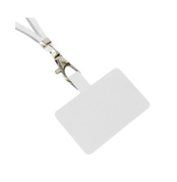 Avizar Cordon pour Smartphone Nylon Tressé 80cm Réglable Accroche Universelle Blanc