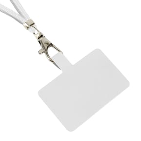 Avizar Cordon pour Smartphone Nylon Tressé 80cm Réglable Accroche Universelle Blanc — image 2