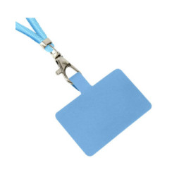 Avizar Cordon pour Smartphone Nylon Tressé 80cm Réglable Accroche Universelle Bleu Clair