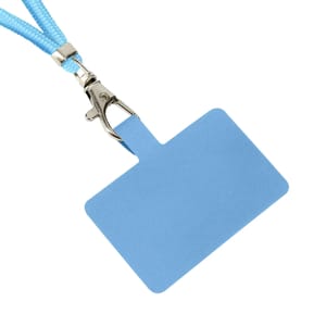 Avizar Cordon pour Smartphone Nylon Tressé 80cm Réglable Accroche Universelle Bleu Clair — image 2