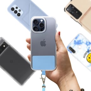 Avizar Cordon pour Smartphone Nylon Tressé 80cm Réglable Accroche Universelle Bleu Clair — image 4