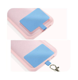 Avizar Cordon pour Smartphone Nylon Tressé 80cm Réglable Accroche Universelle Bleu Clair