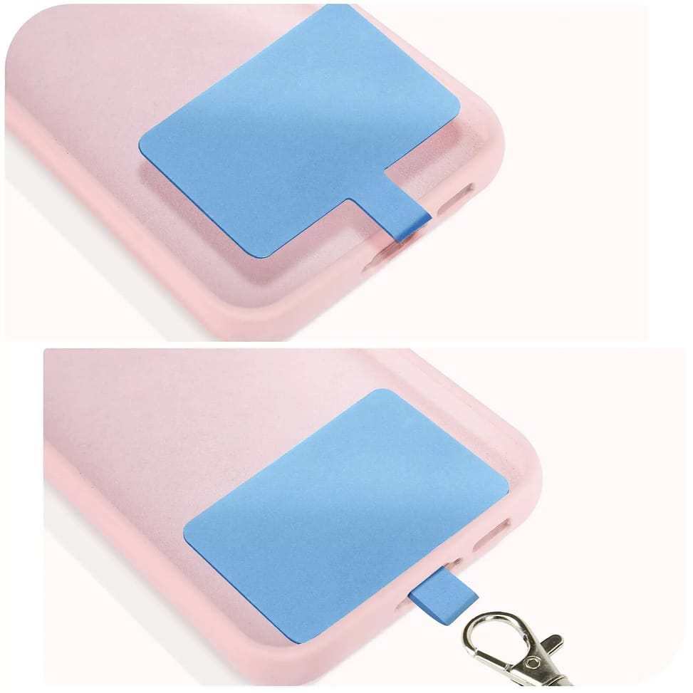 Avizar Cordon pour Smartphone Nylon Tressé 80cm Réglable Accroche Universelle Bleu Clair — image 5