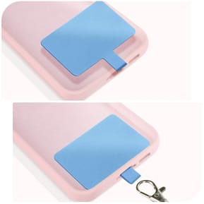 Avizar Cordon pour Smartphone Nylon Tressé 80cm Réglable Accroche Universelle Bleu Clair — image 5