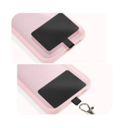 Avizar Cordon pour Smartphone Nylon Tressé 80cm Réglable Accroche Universelle Noir