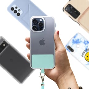 Avizar Cordon pour Smartphone Nylon Tressé 80cm Réglable Accroche Universelle Turquoise — image 4
