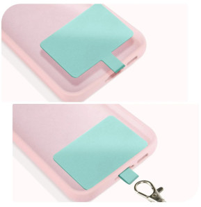 Avizar Cordon pour Smartphone Nylon Tressé 80cm Réglable Accroche Universelle Turquoise