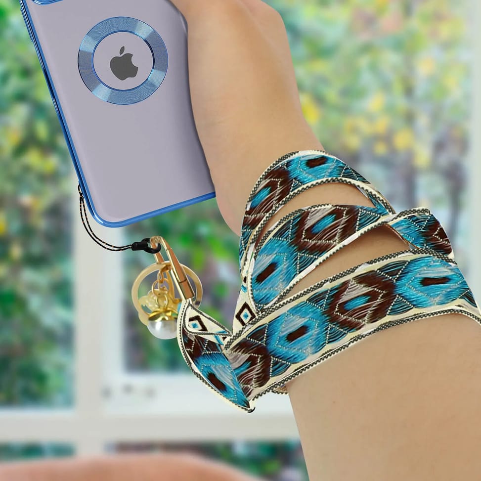 Avizar Cordon pour Smartphone Universel Coque et Étui Coton Tressé Aztèque — image 5