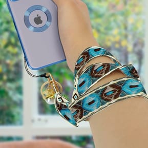 Avizar Cordon pour Smartphone Universel Coque et Étui Coton Tressé Aztèque — image 5