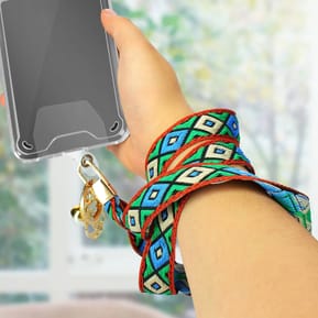 Avizar Cordon pour Smartphone Universel Coque et Étui Coton Tressé Bogolan — image 3