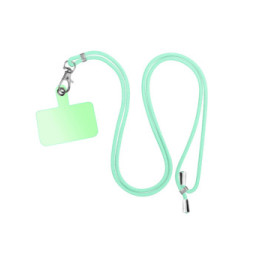 Avizar Cordon pour Smartphone Universel Coque et Étui Nylon Tressé Réglable 90cm vert