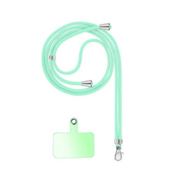 Avizar Cordon pour Smartphone Universel Coque et Étui Nylon Tressé Réglable 90cm vert