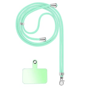 Avizar Cordon pour Smartphone Universel Coque et Étui Nylon Tressé Réglable 90cm vert — image 2