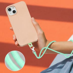 Avizar Cordon pour Smartphone Universel Coque et Étui Nylon Tressé Réglable 90cm vert — image 5