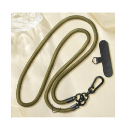 Avizar Cordon pour Téléphone Tour de Cou 60cm Attache Universelle Kaki