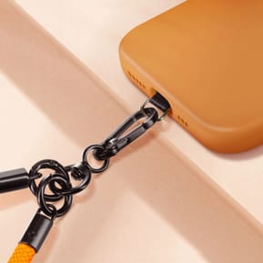 Avizar Cordon pour Téléphone Tour de Cou 60cm Attache Universelle Orange — image 4