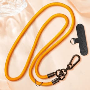 Avizar Cordon pour Téléphone Tour de Cou 60cm Attache Universelle Orange — image 5
