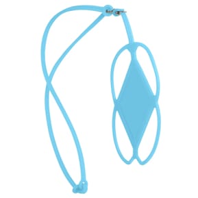 Avizar Cordon silicone pour Smartphone universel Tour du Cou Bleu Pâle — image 2