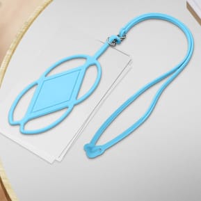 Avizar Cordon silicone pour Smartphone universel Tour du Cou Bleu Pâle — image 5