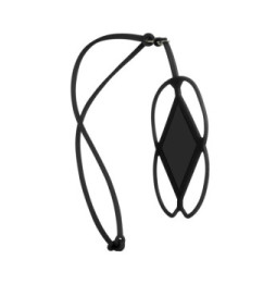 Avizar Cordon silicone pour Smartphone universel Tour du Cou Noir