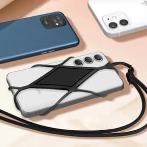Avizar Cordon silicone pour Smartphone universel Tour du Cou Noir — image 4