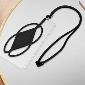 Avizar Cordon silicone pour Smartphone universel Tour du Cou Noir — image 5