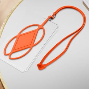 Avizar Cordon silicone pour Smartphone universel Tour du Cou Orange — image 5