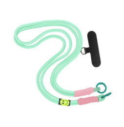 Avizar Cordon Smartphone Double Cordons Nylon 60cm Turquoise