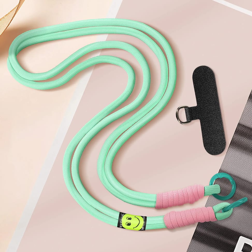 Avizar Cordon Smartphone Double Cordons Nylon 60cm Turquoise — image 5