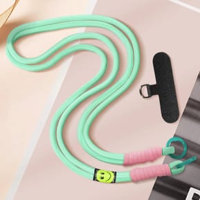 Avizar Cordon Smartphone Double Cordons Nylon 60cm Turquoise — image 5