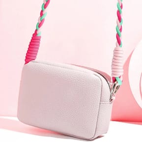 Avizar Cordon Téléphone Design Nylon Tressé 60cm Fuchsia — image 4