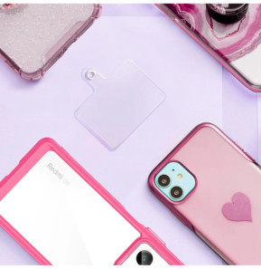 Avizar Cordon Téléphone Design Nylon Tressé 60cm Rose