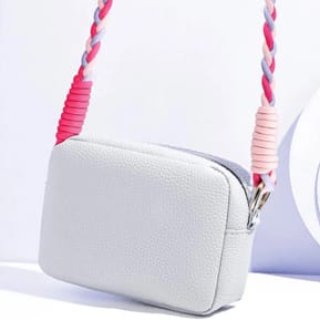 Avizar Cordon Téléphone Design Nylon Tressé 60cm Rose — image 4