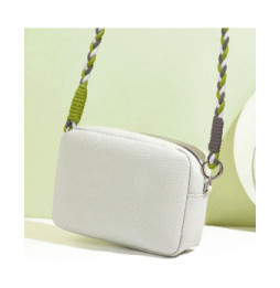 Avizar Cordon Téléphone Design Nylon Tressé 60cm Vert Citron