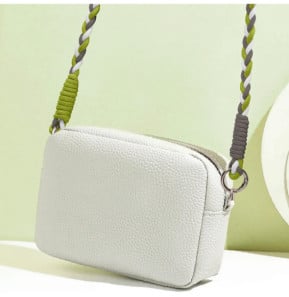 Avizar Cordon Téléphone Design Nylon Tressé 60cm Vert Citron