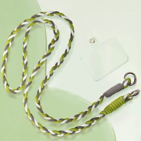Avizar Cordon Téléphone Design Nylon Tressé 60cm Vert Citron — image 5