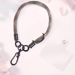 Avizar Dragonne 15cm pour Smartphone Ajustable Accroche Universelle Rose Poudré — image 5